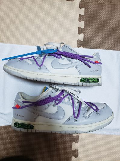 Off-White × Nike Dunk Low "Sail/Neutral Gray"