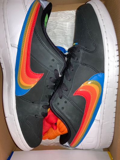 Polaroid × Nike SB Dunk Low Pro QS "Black/White"