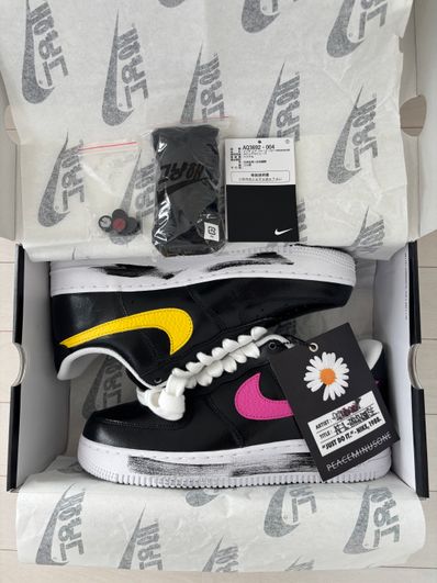 PEACEMINUSONE × Nike Air Force 1 Low '07 Para-Noise 3.0 "Black and Multi-Color" / G-DRAGON