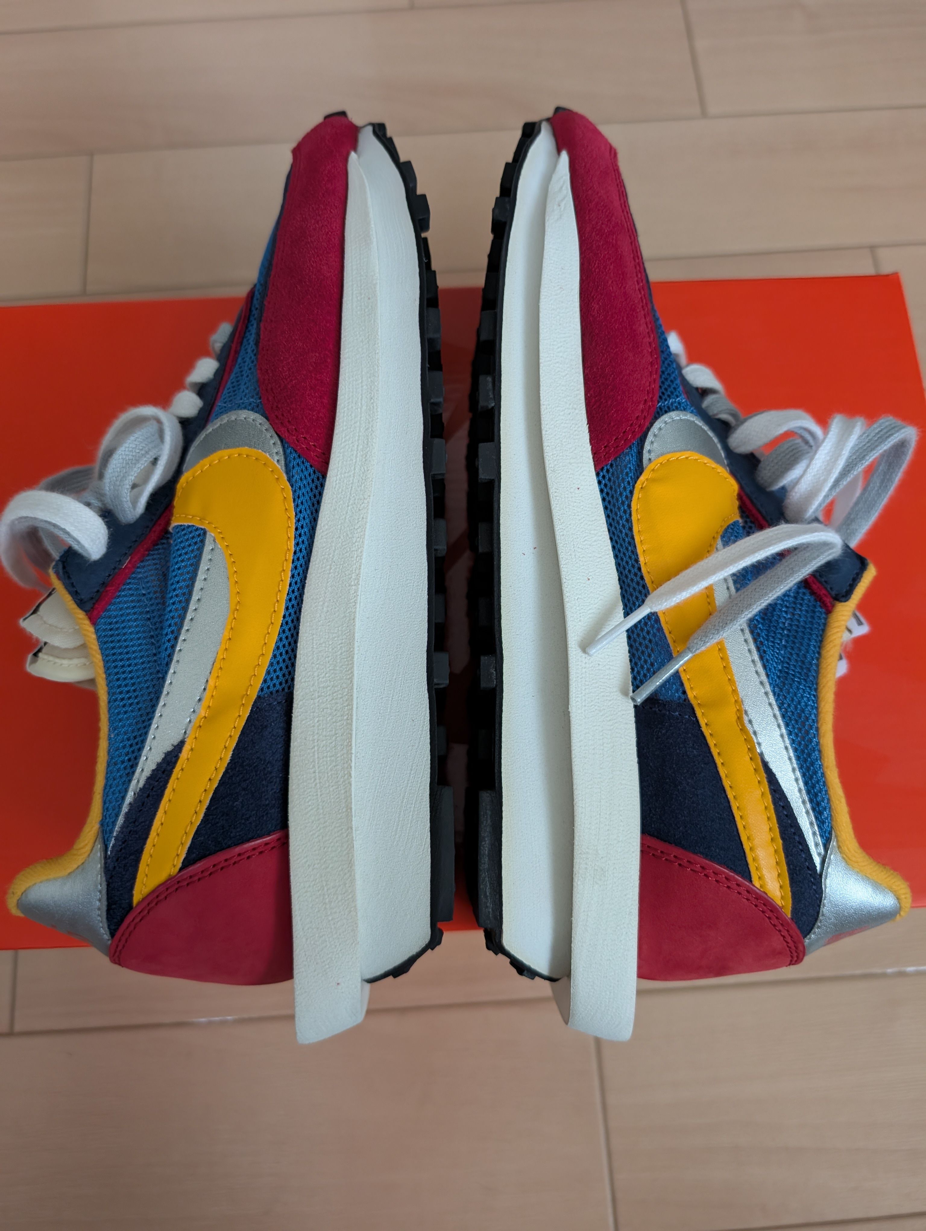 sacai × Nike LDV Waffle "Red/Blue"