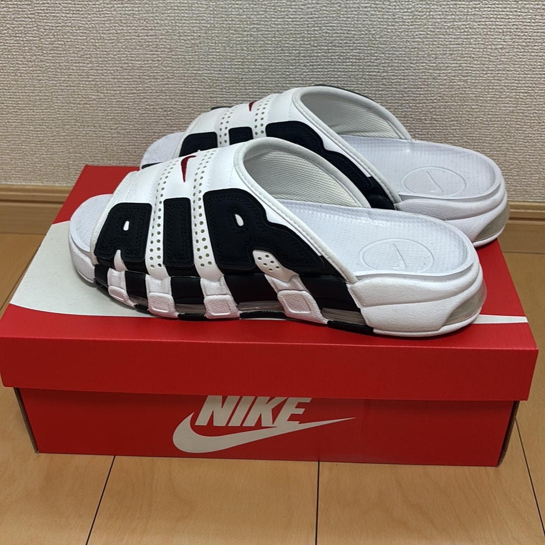 Nike Air More Uptempo Slide "White and Black"