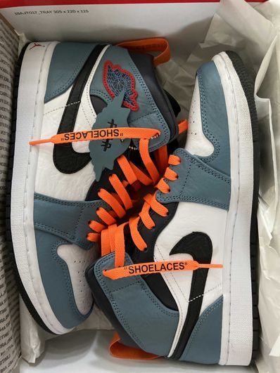 FACETASM × Nike Air Jordan 1 Mid "White/Navy"