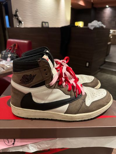 Travis Scott × Nike Air Jordan 1 Retro High OG TS SP "Sail/Dark Mocha"