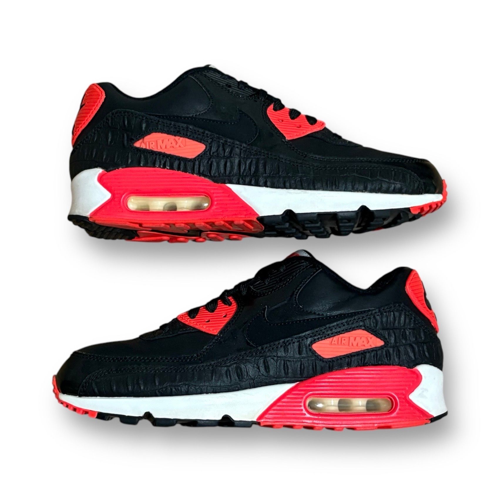 Nike Air Max 90 "Black Croc/Infrared"