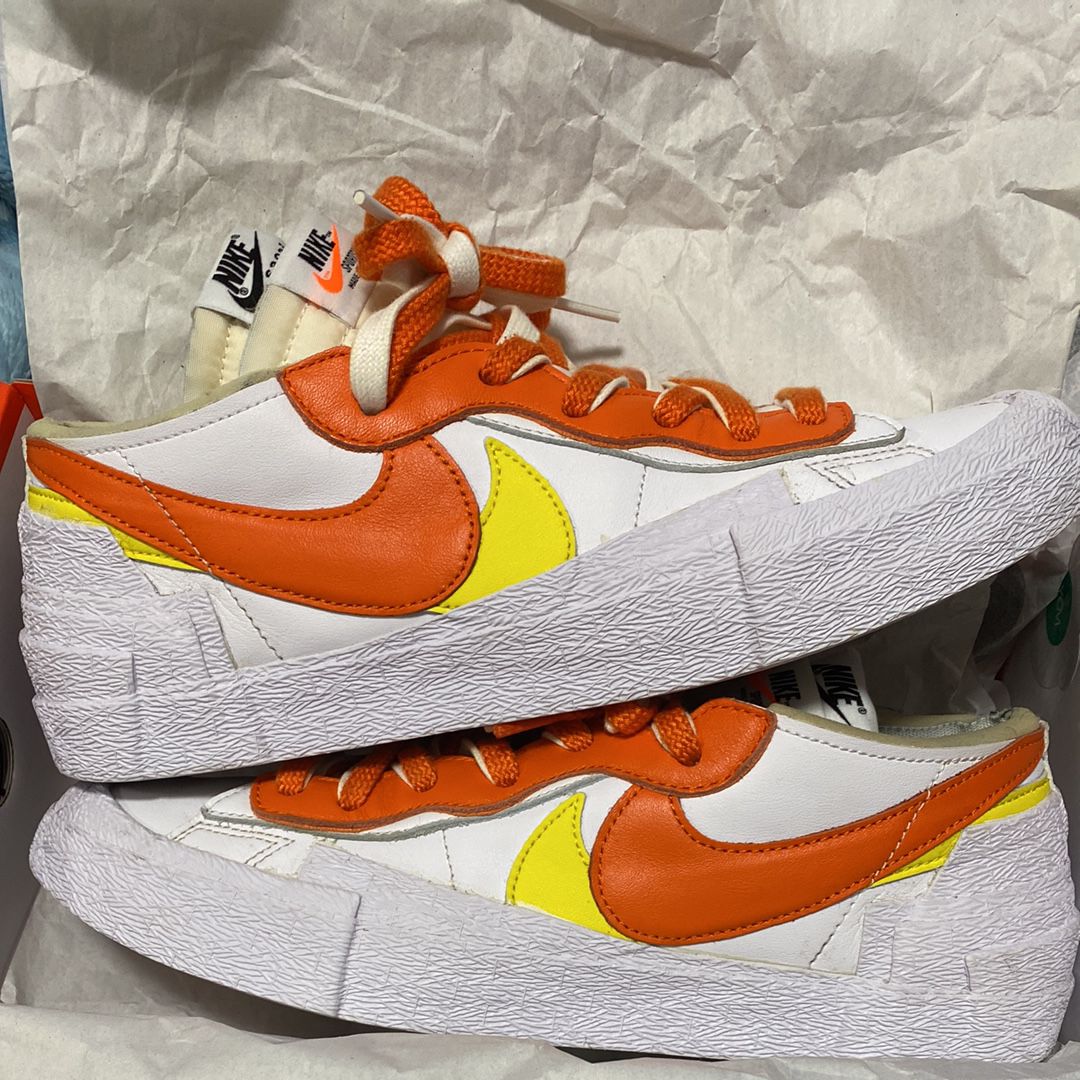 SACAI × NIKE BLAZER LOW "MAGMA ORANGE"