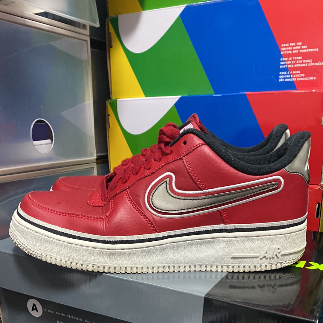 NBA × Nike Air Force 1 Low Sport "Varsity Red"