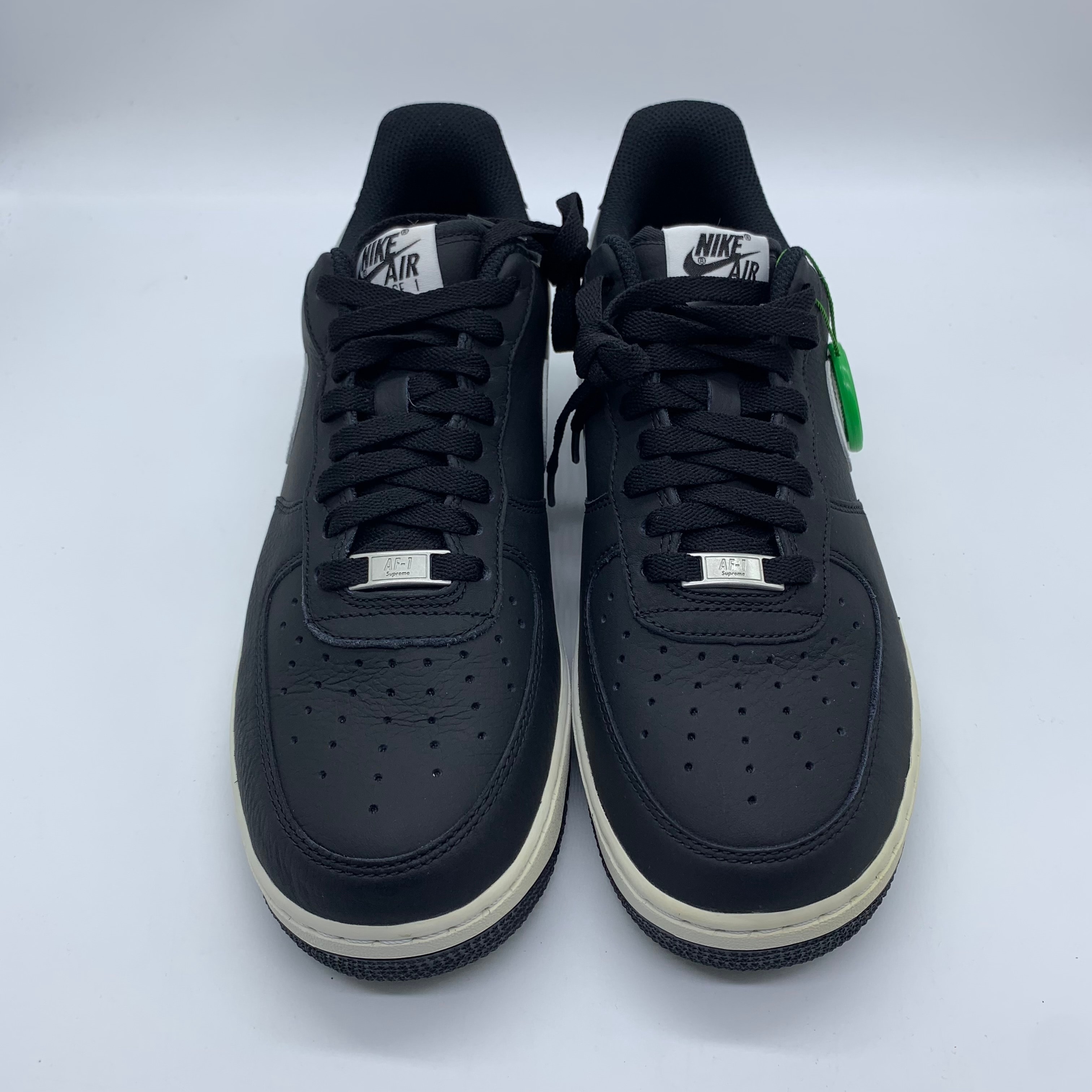 Supreme × COMME des GARCONS SHIRT × Nike Air Force 1 Low "Black/White" (2018)