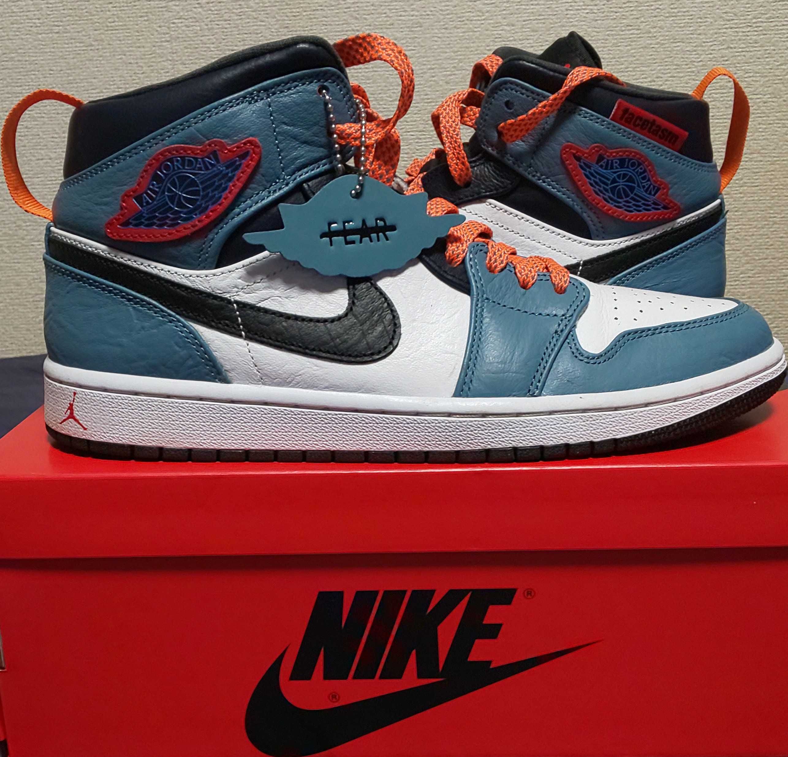 FACETASM × Nike Air Jordan 1 Mid "White/Navy"