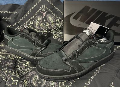 Travis Scott × Nike Air Jordan 1 Low OG SP "Black Phantom"