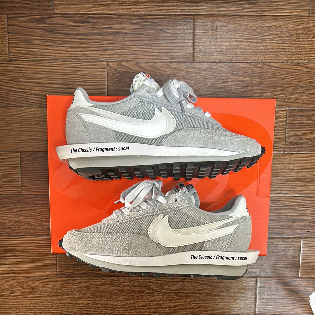 Fragment × sacai × Nike LD Waffle "Light Smoke Grey"