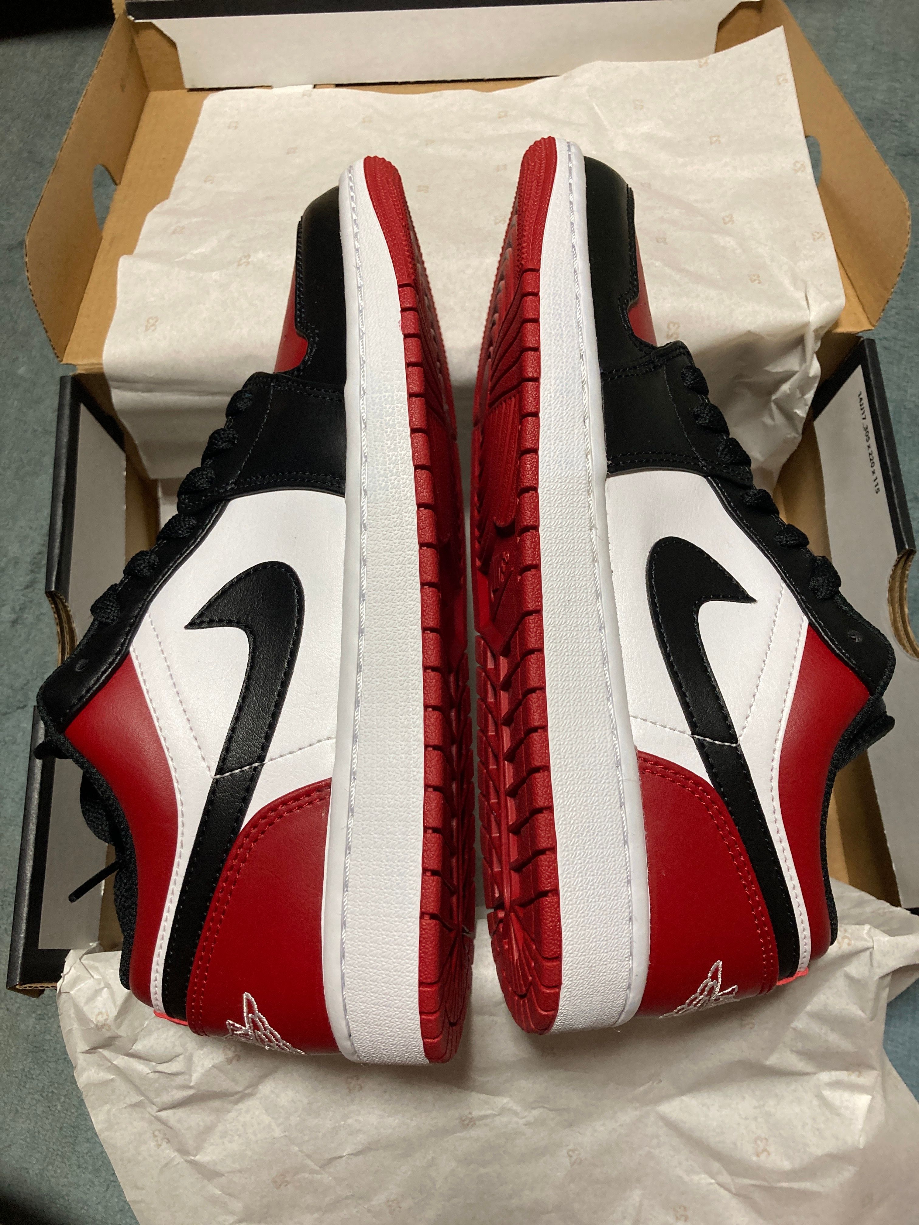 Nike Air Jordan 1 Low "Bred Toe"