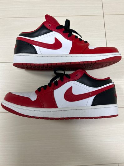 Nike Air Jordan 1 Low "White/Gym Red/Black"