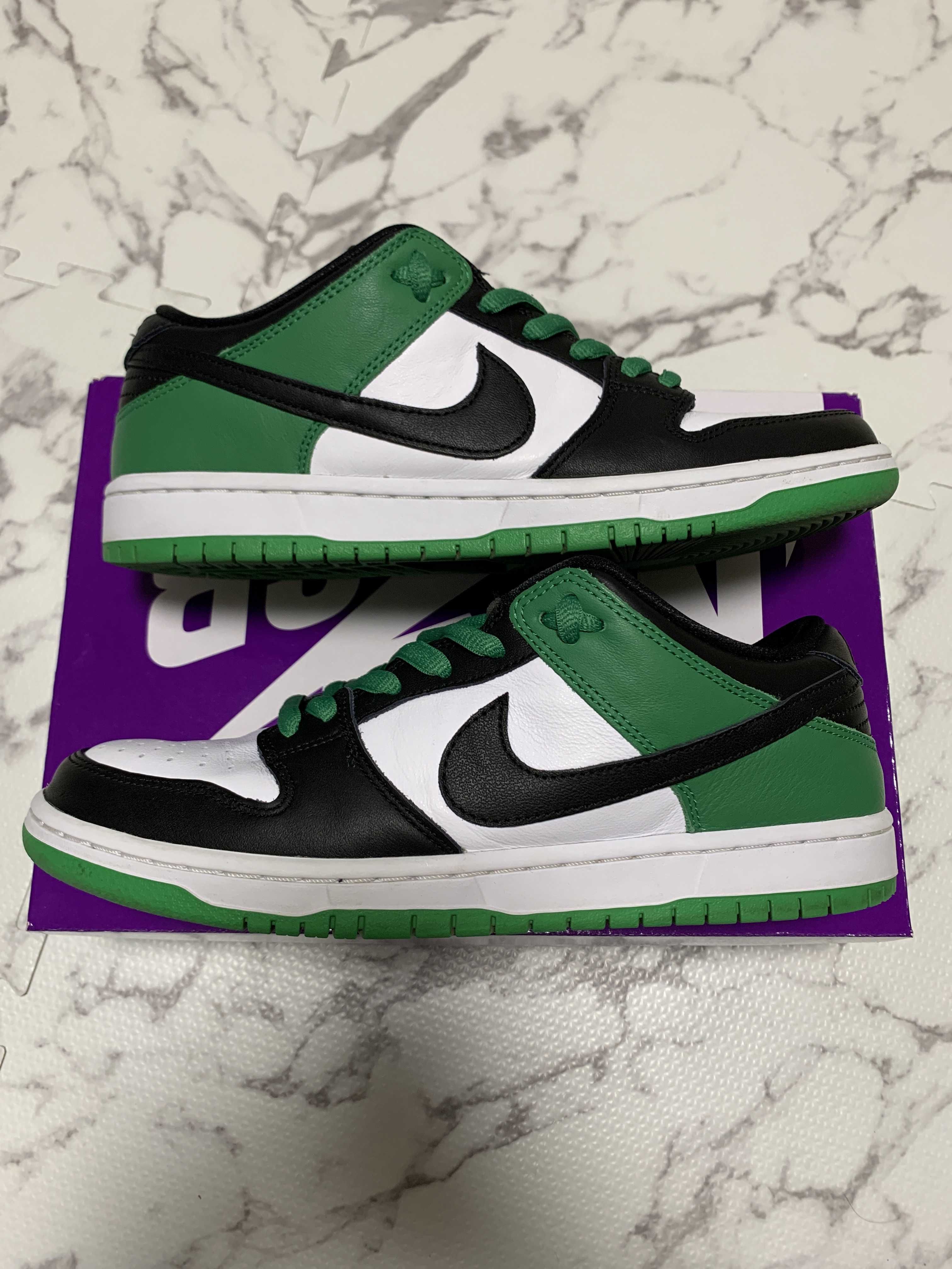 Nike SB Dunk Low Pro "Black and Classic Green"