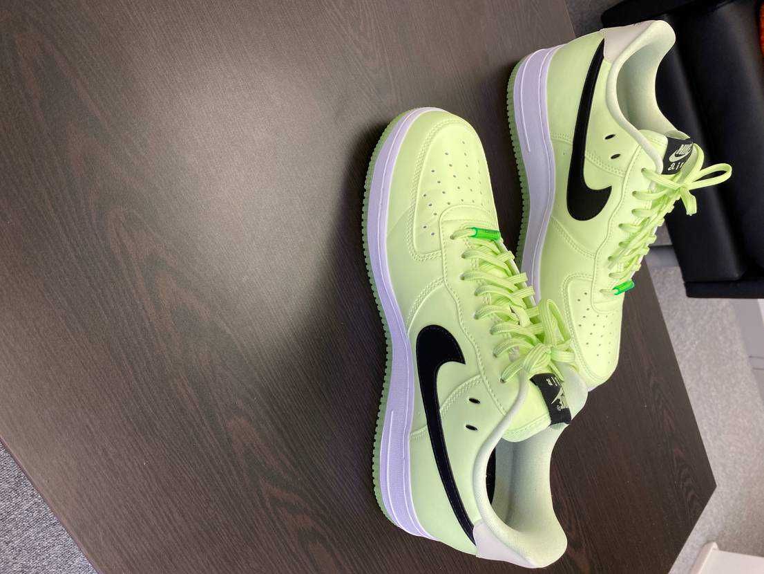 Nike Women's Air Force 1 Low '07 LX "Barely Volt/Black/White"