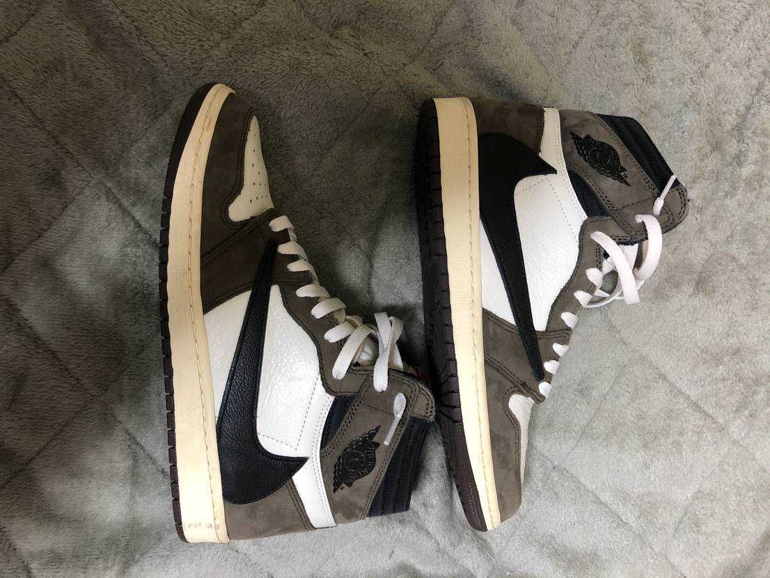 Travis Scott × Nike Air Jordan 1 Retro High OG TS SP "Sail/Dark Mocha"