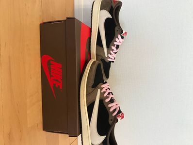 Travis Scott × Nike Air Jordan 1 Low OG SP-T "Black/Dark Mocha"