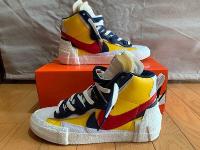 sacai × Nike Blazer Mid "Varsity Maize/Varsity Red"