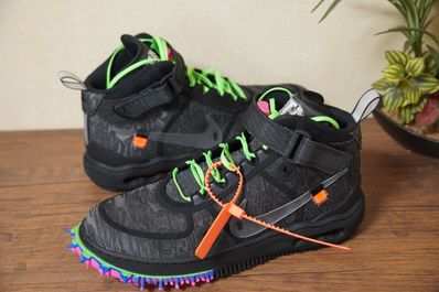 Off-White × Nike Air Force 1 Mid "Black"