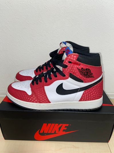 Spiderman × Nike Air Jordan 1 Origin Story "Gym Red/White/Photo Blue/Black"