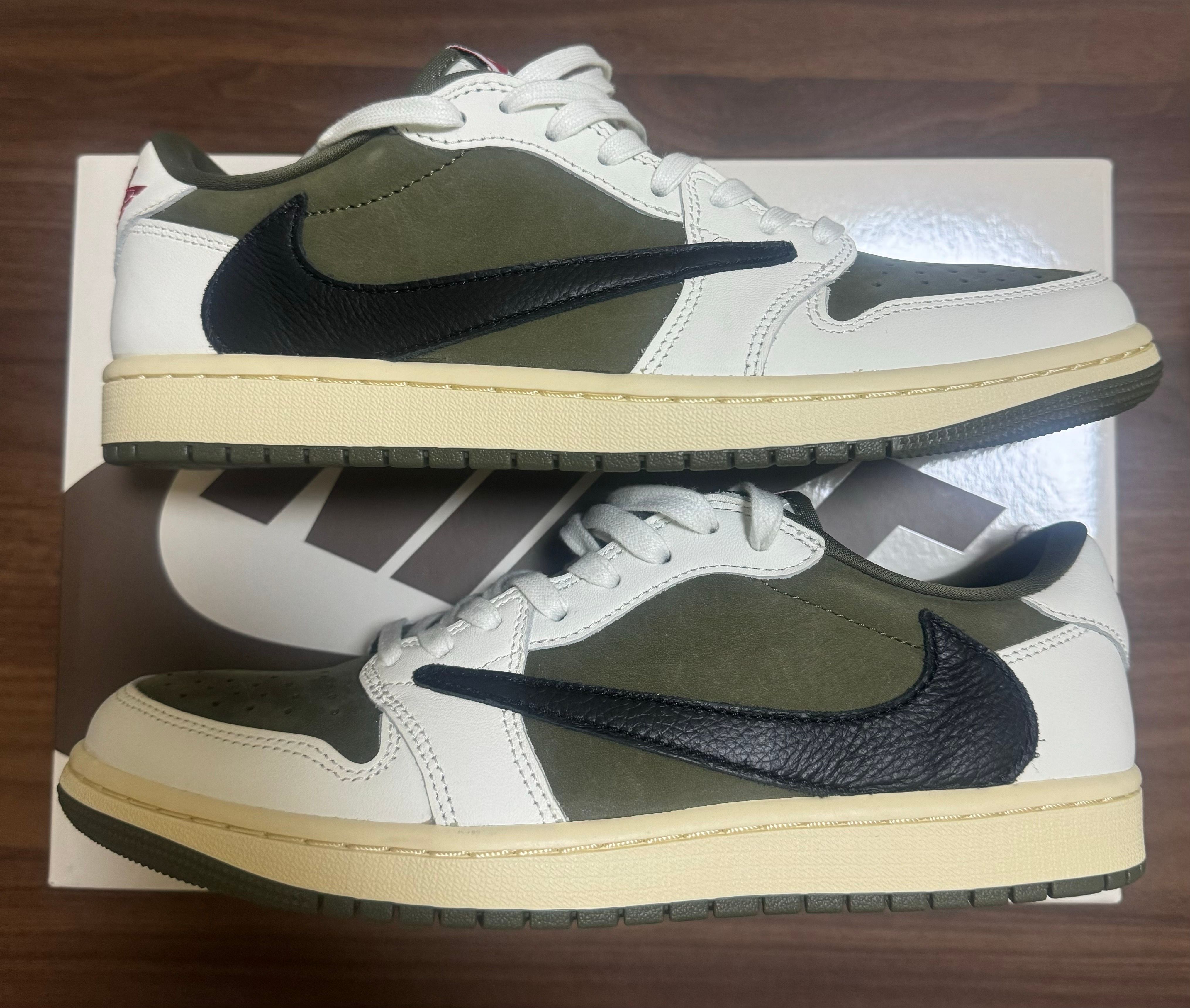 Travis Scott × Nike Air Jordan 1 Low OG SP "Reverse Olive"