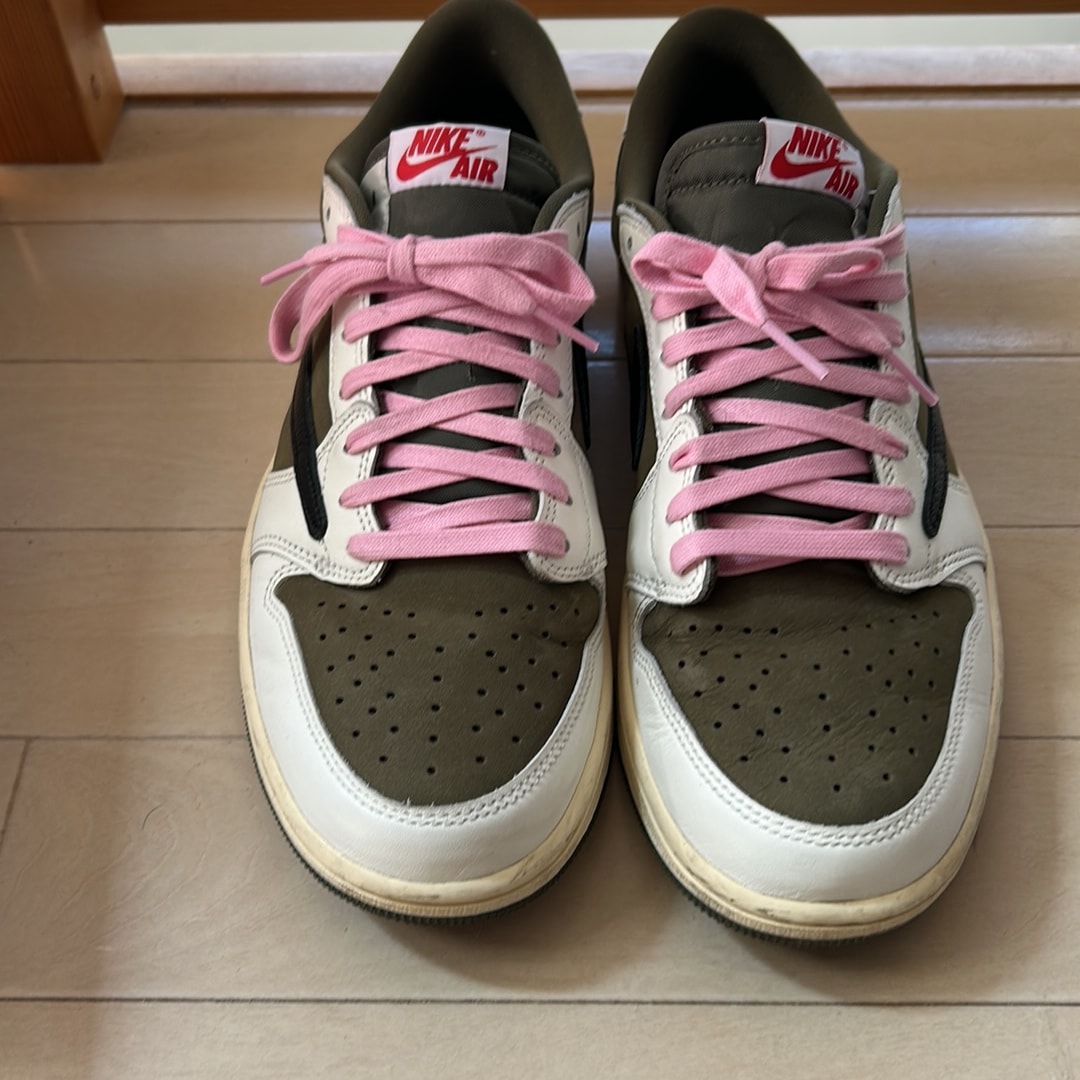 Travis Scott × Nike Air Jordan 1 Low OG SP "Reverse Olive"