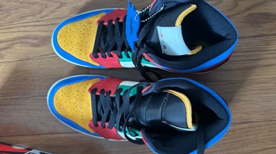 Blue The Great × Nike Air Jordan 1 Mid "Fearless"