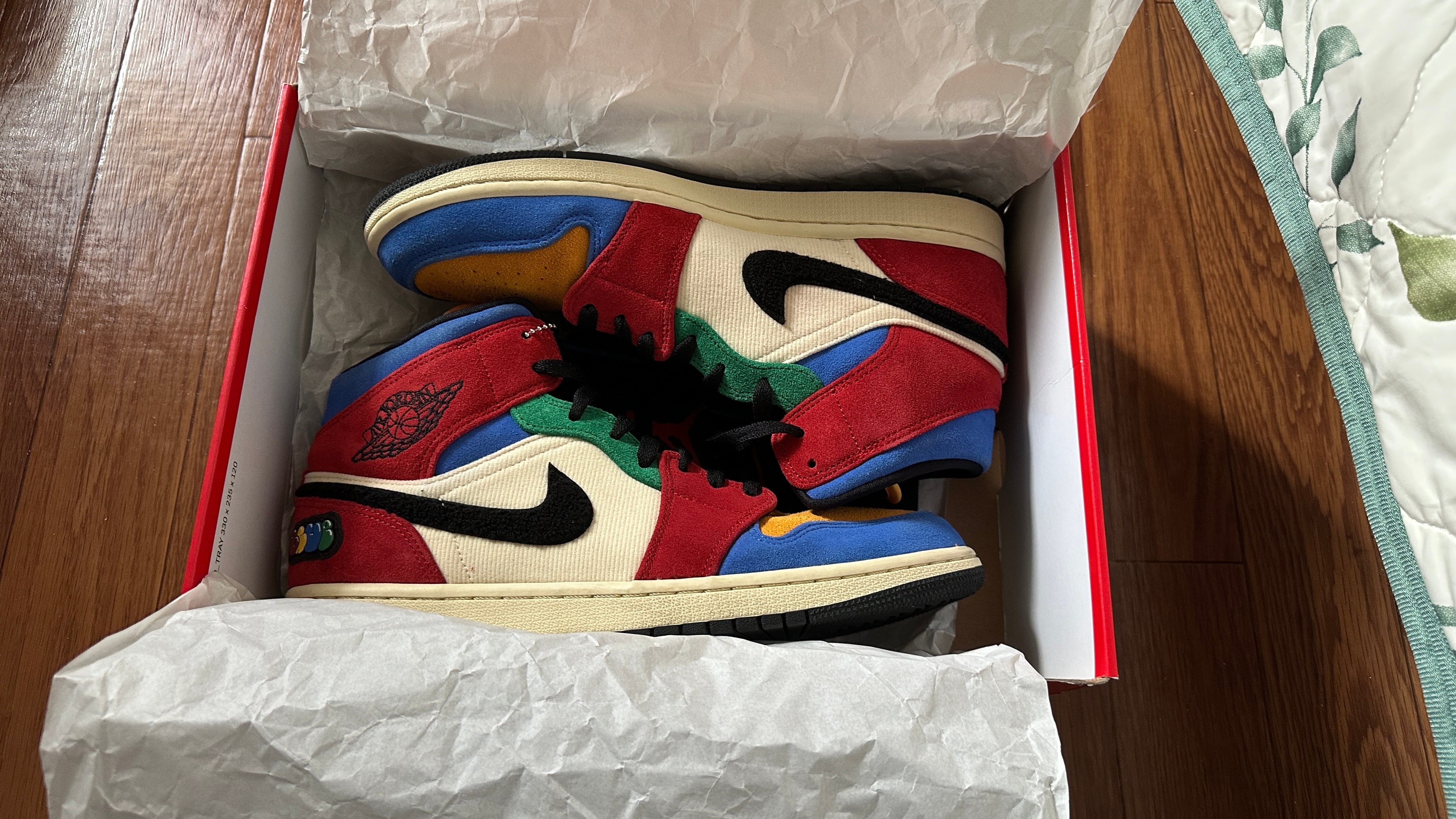 Blue The Great × Nike Air Jordan 1 Mid "Fearless"