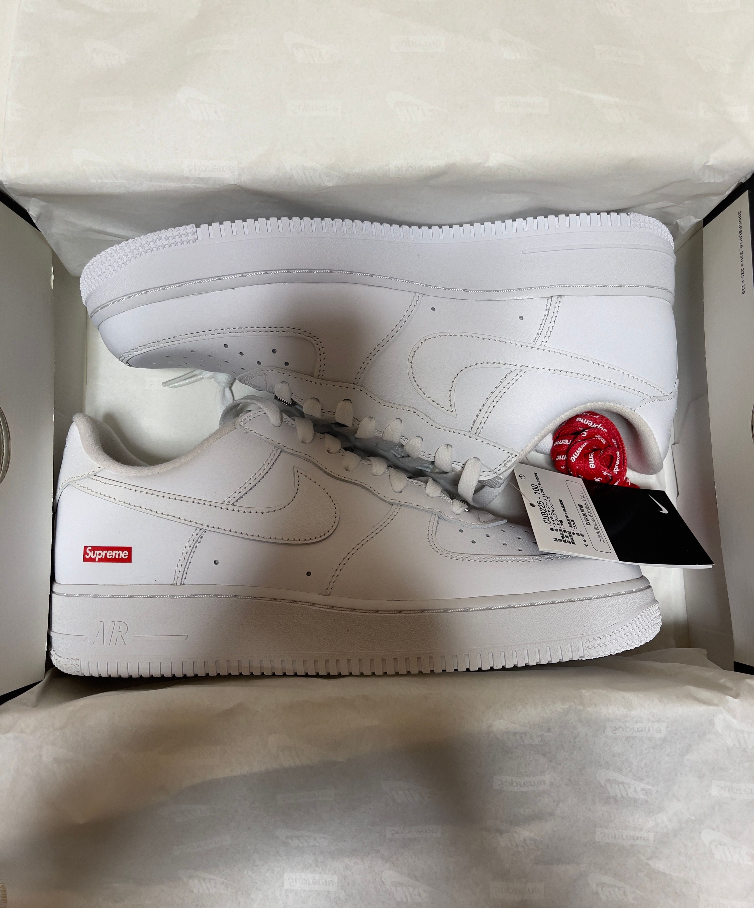 Supreme × Nike Air Force 1 Low "White"
