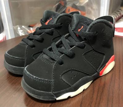 Nike TD Air Jordan 6 Retro "Black Infrared" (2019)