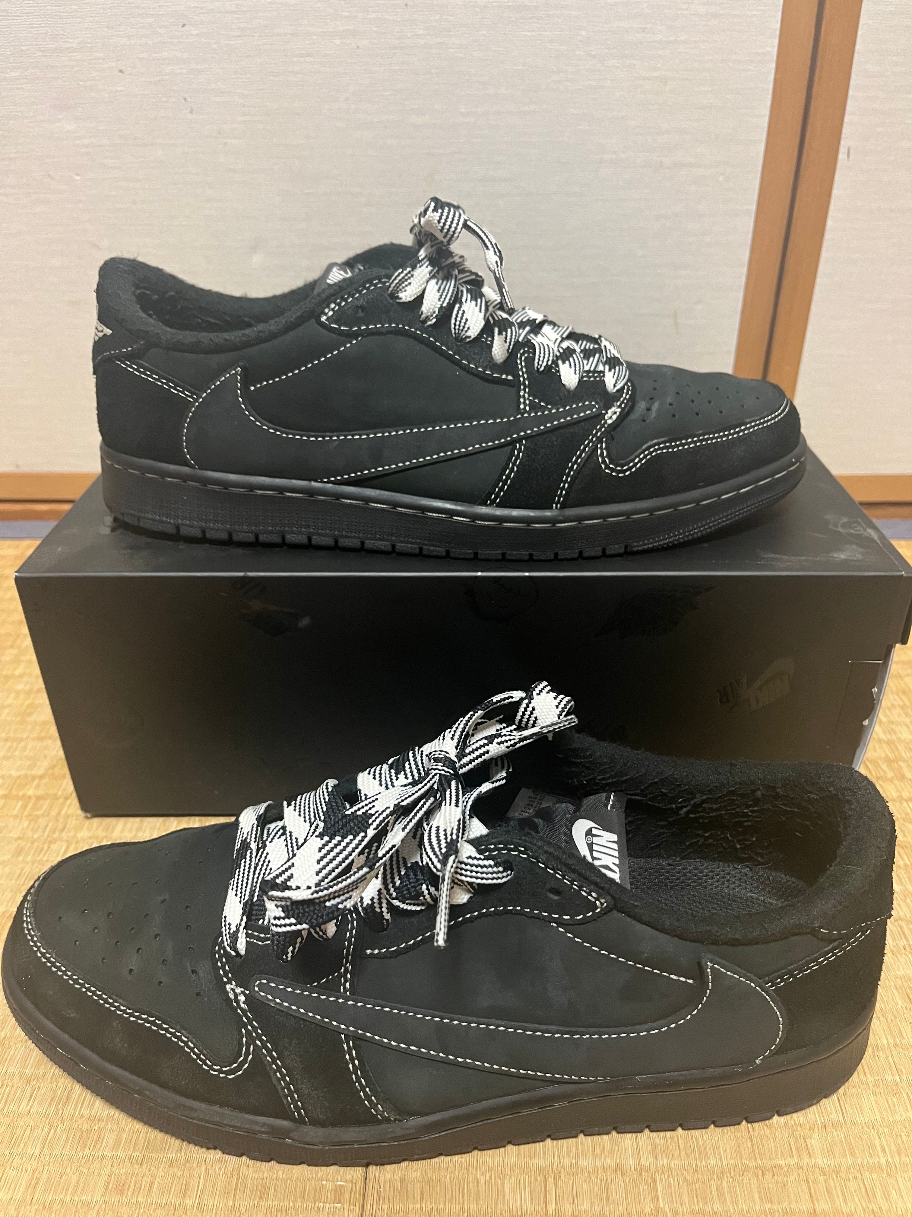 Travis Scott × Nike Air Jordan 1 Low OG SP "Black Phantom"