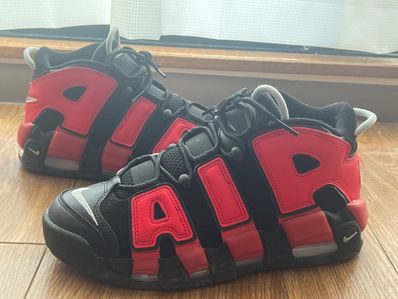 Nike Air More Uptempo '96 "Black and University Red"