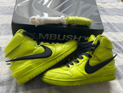 AMBUSH × NIKE DUNK HIGH "FLASH LIME"