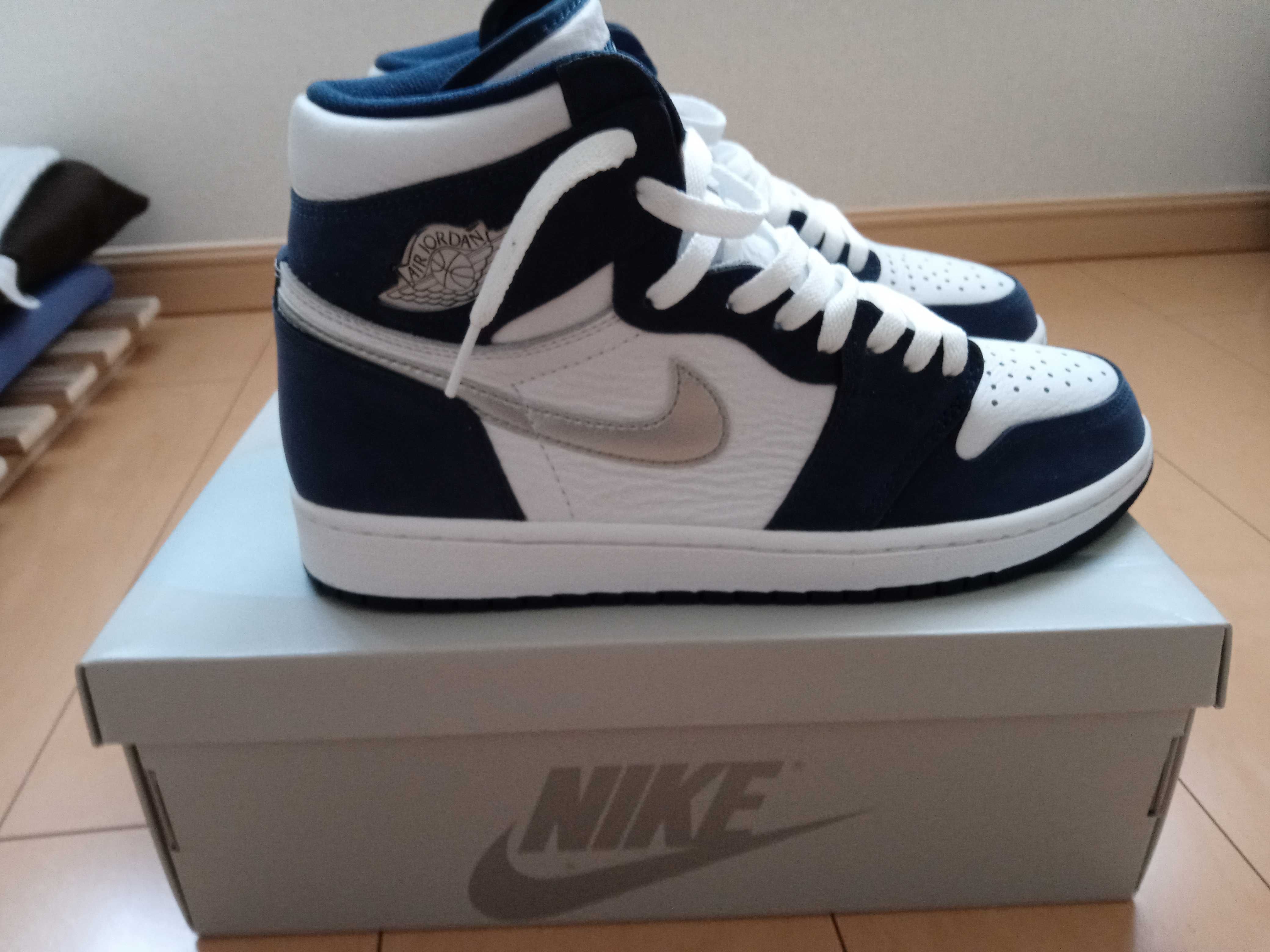 Nike Air Jordan 1 High OG CO.JP "White/Midnight Navy" (2020)(ブリーフケースなし)