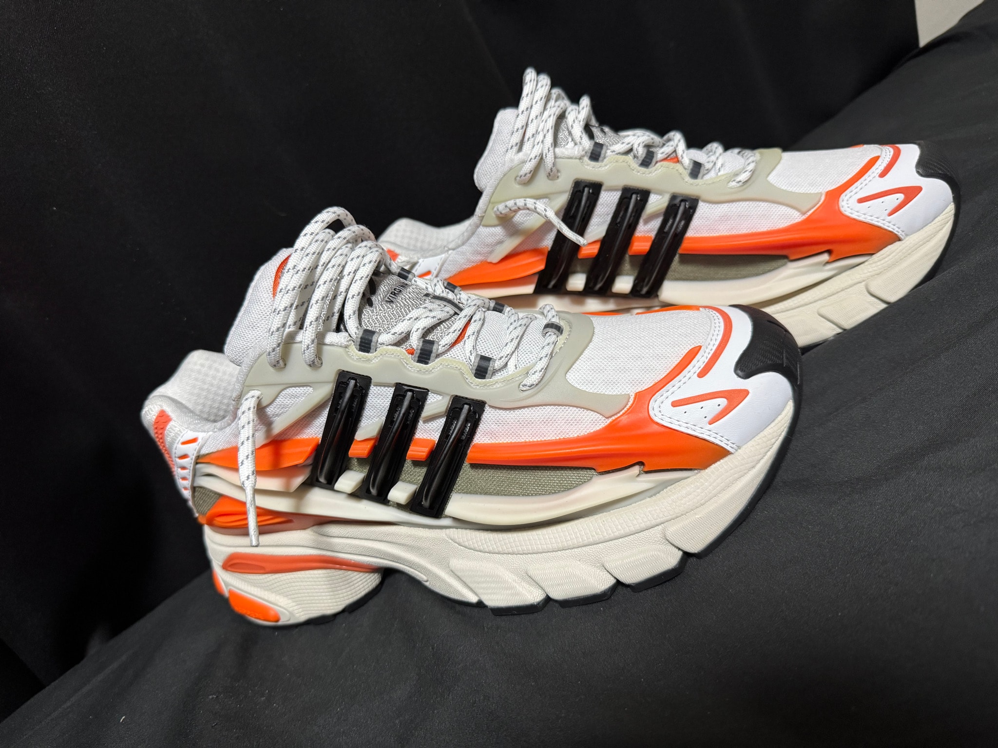Pharrell Williams × adidas Adistar Jellyfish "Focus Olive/Core Black/Orange"
