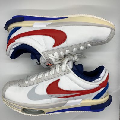 sacai × Nike Zoom Cortez "White and University Red"