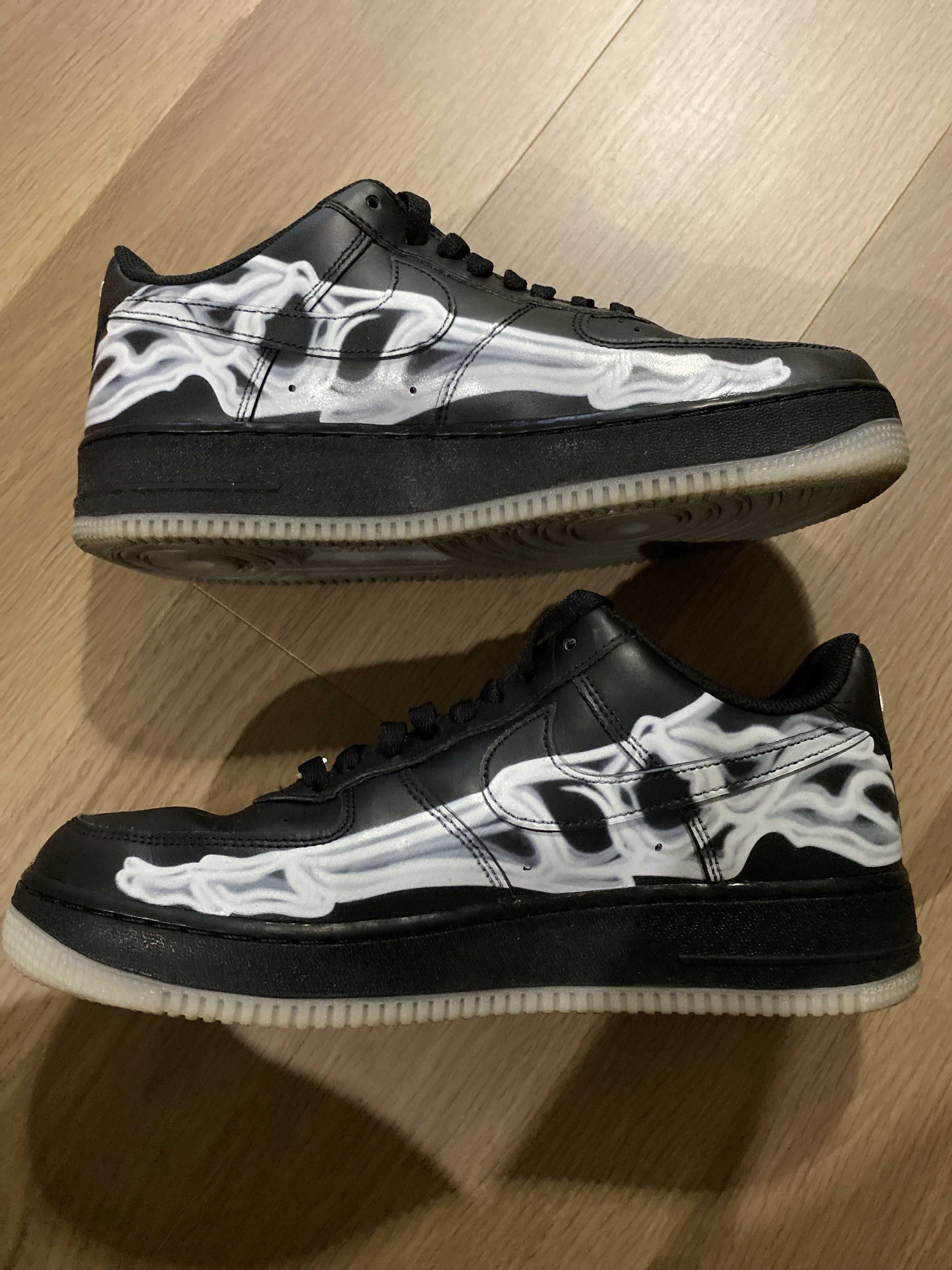 Nike Air Force 1 Low "Black Skeleton"