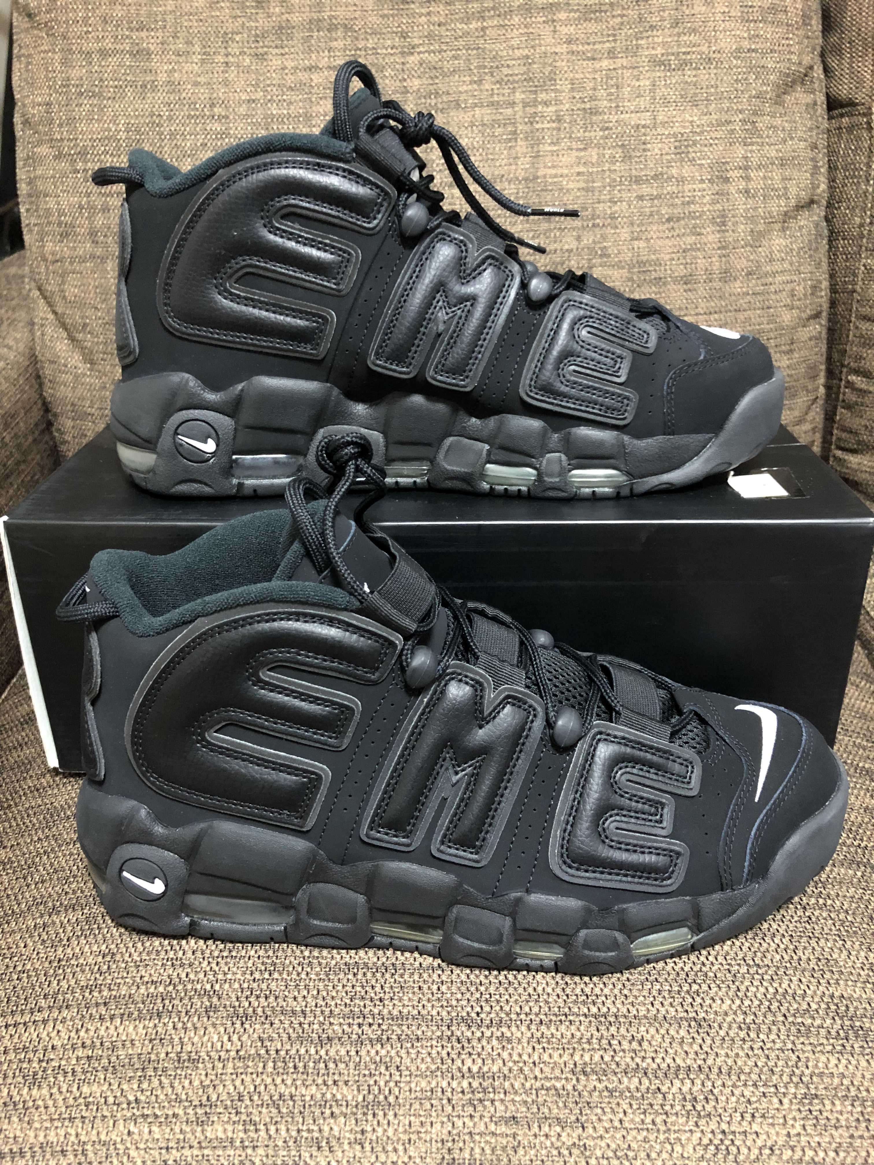 Supreme × Nike Air More Uptempo "Black"