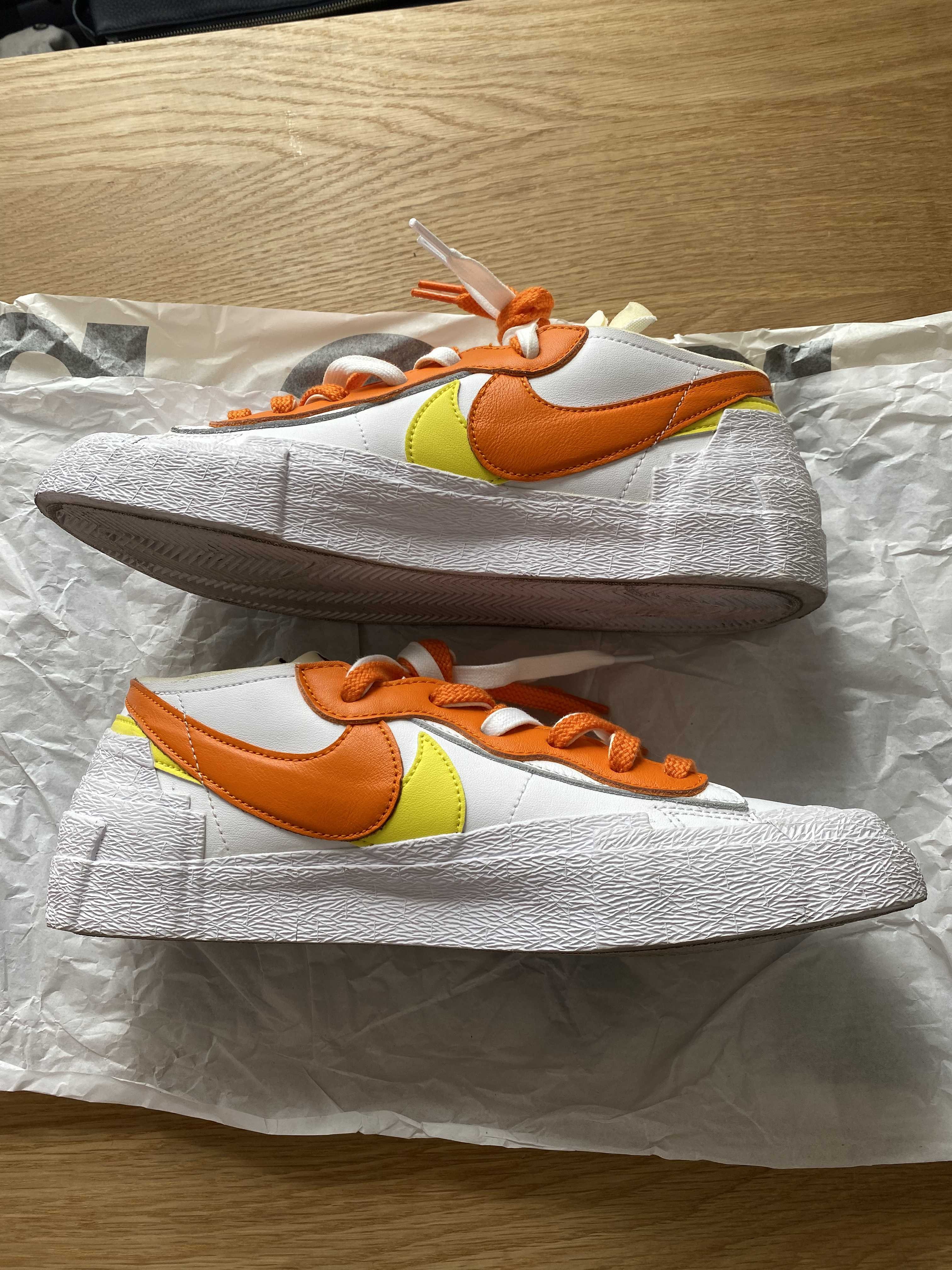 SACAI × NIKE BLAZER LOW "MAGMA ORANGE"