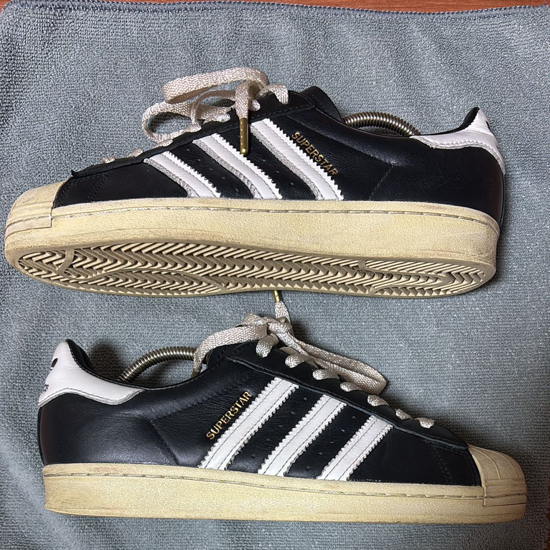 adidas Superstar "Black White Sail"