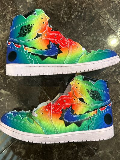 J Balvin × Nike Air Jordan 1 High OG "Rainbow"