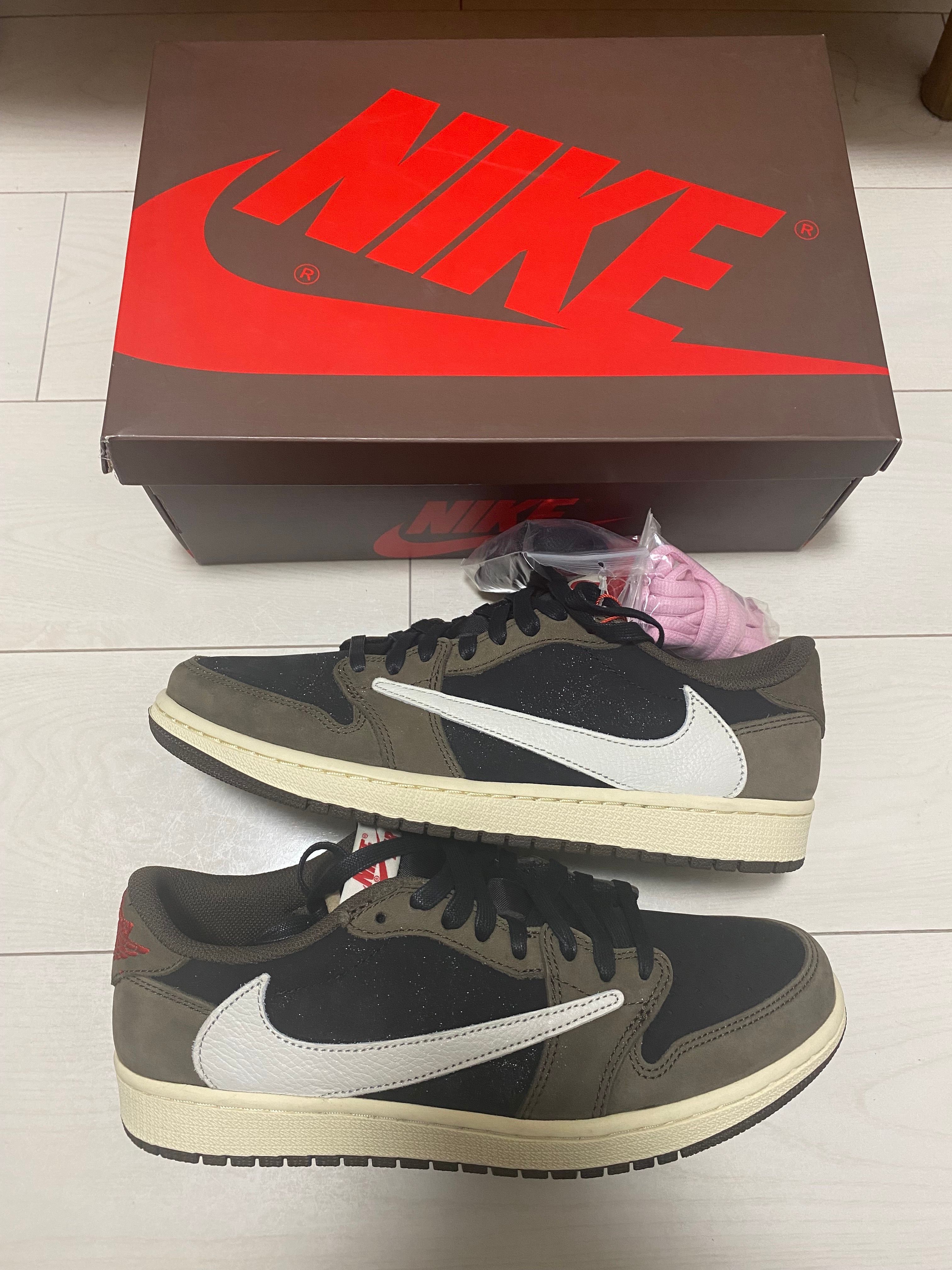 Travis Scott × Nike Air Jordan 1 Low OG SP-T  "Black/Dark Mocha"