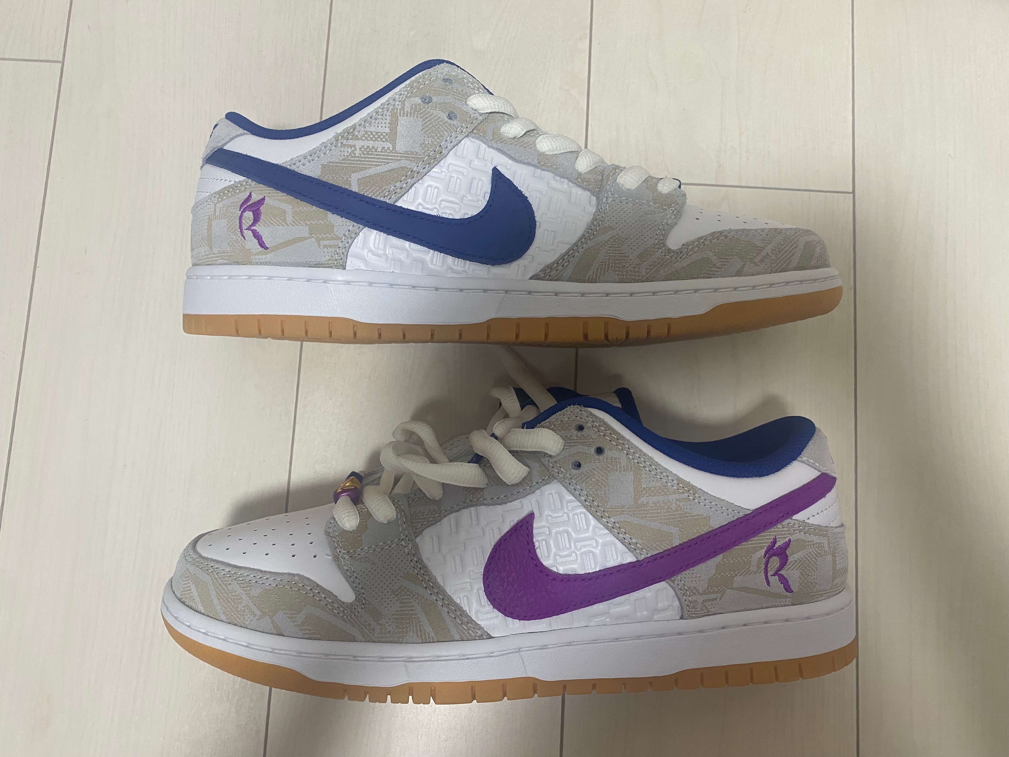 Rayssa Leal × Nike SB Dunk Low PRM "Pure Platinum and Vivid Purple"