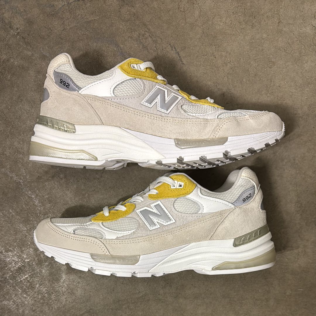 Paperboy × New Balance 992 "Fried Egg"