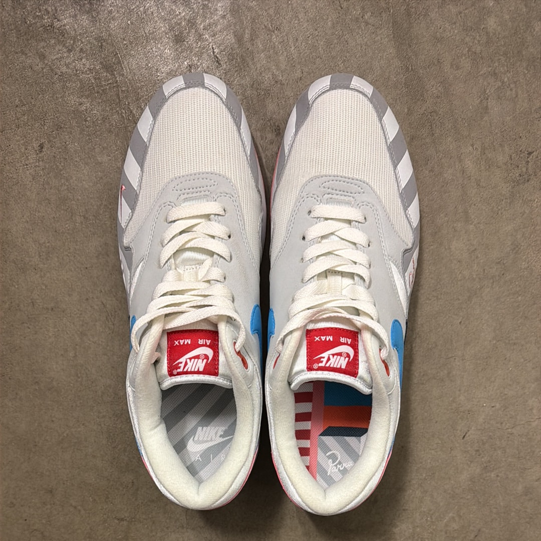 Parra × Nike Air Max 1 "White/Pure Platinum"