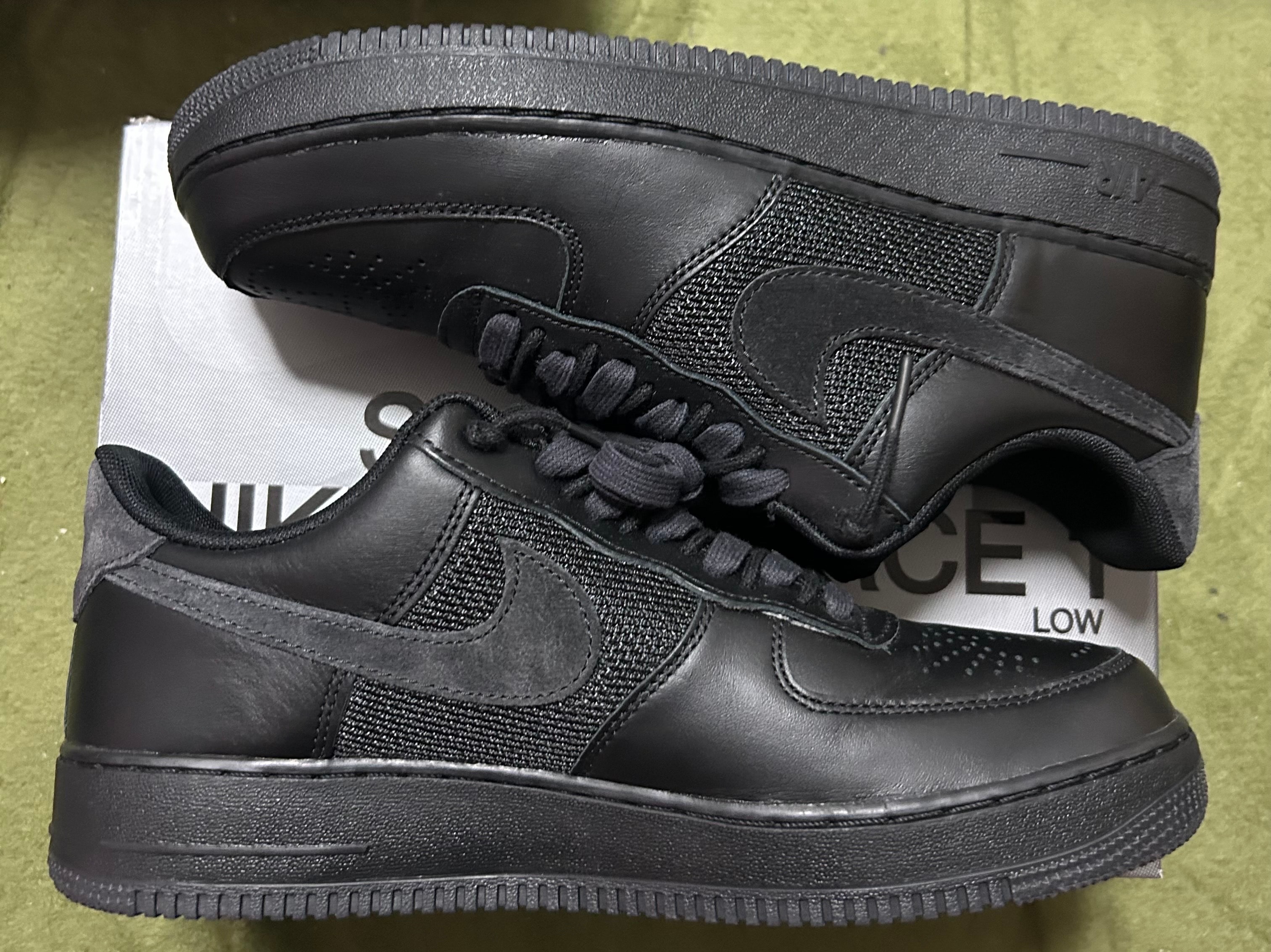 Slam Jam × Nike Air Force 1 Low "Black and Off Noir"