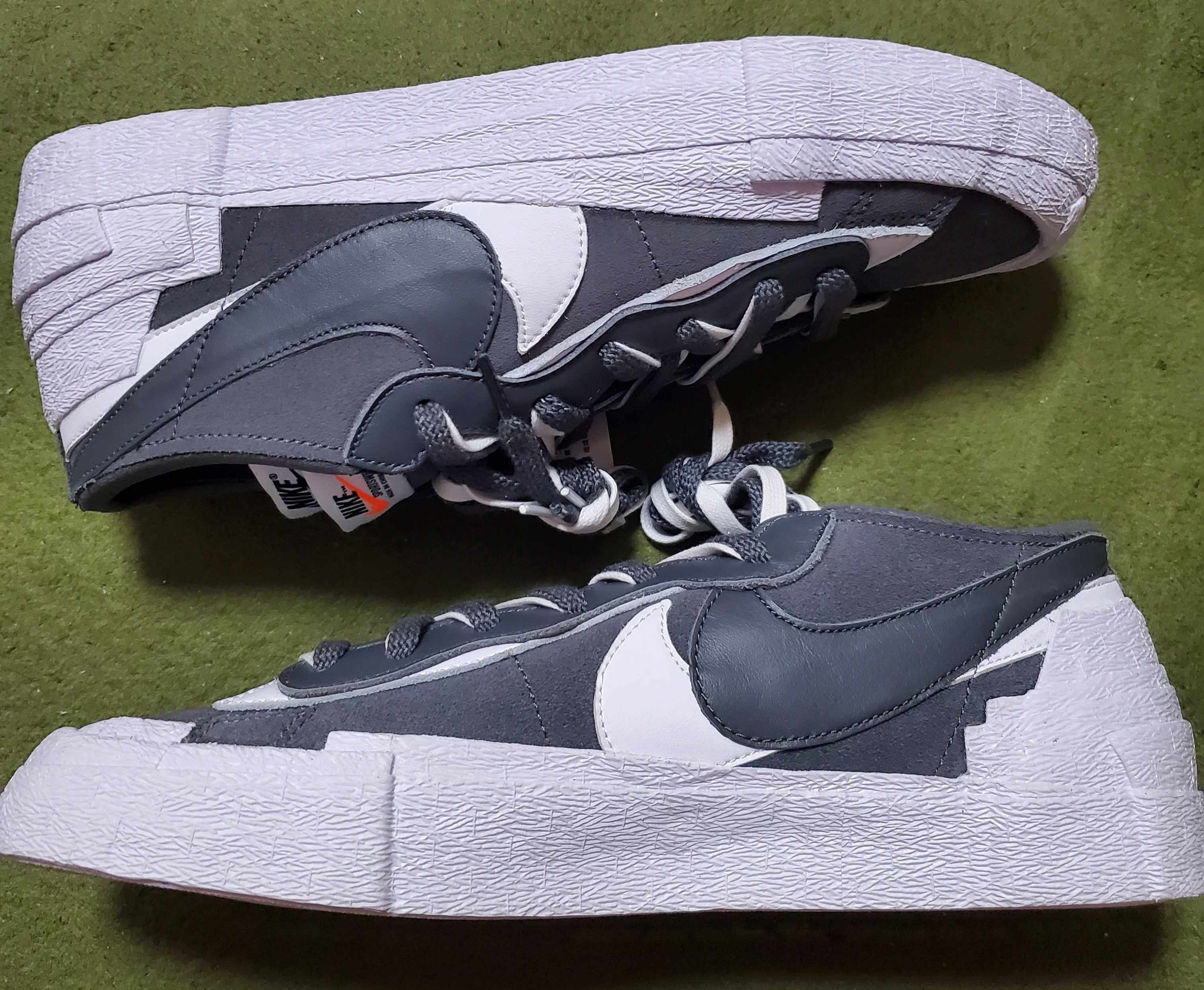 Sacai × Nike Blazer Low "Iron Grey"