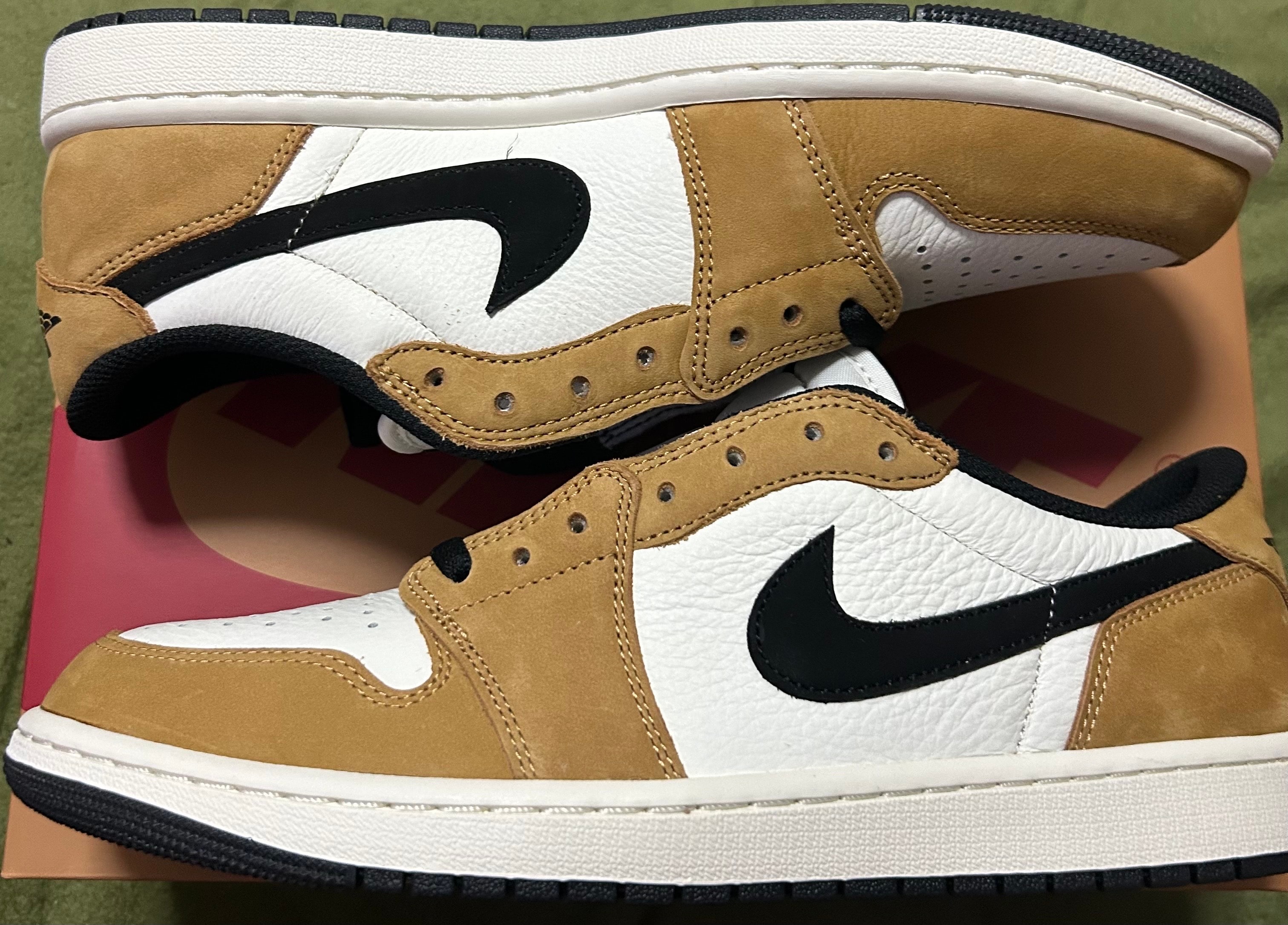 Nike Air Jordan 1 Low OG "Rookie of the Year/Sail and Golden Harvest"