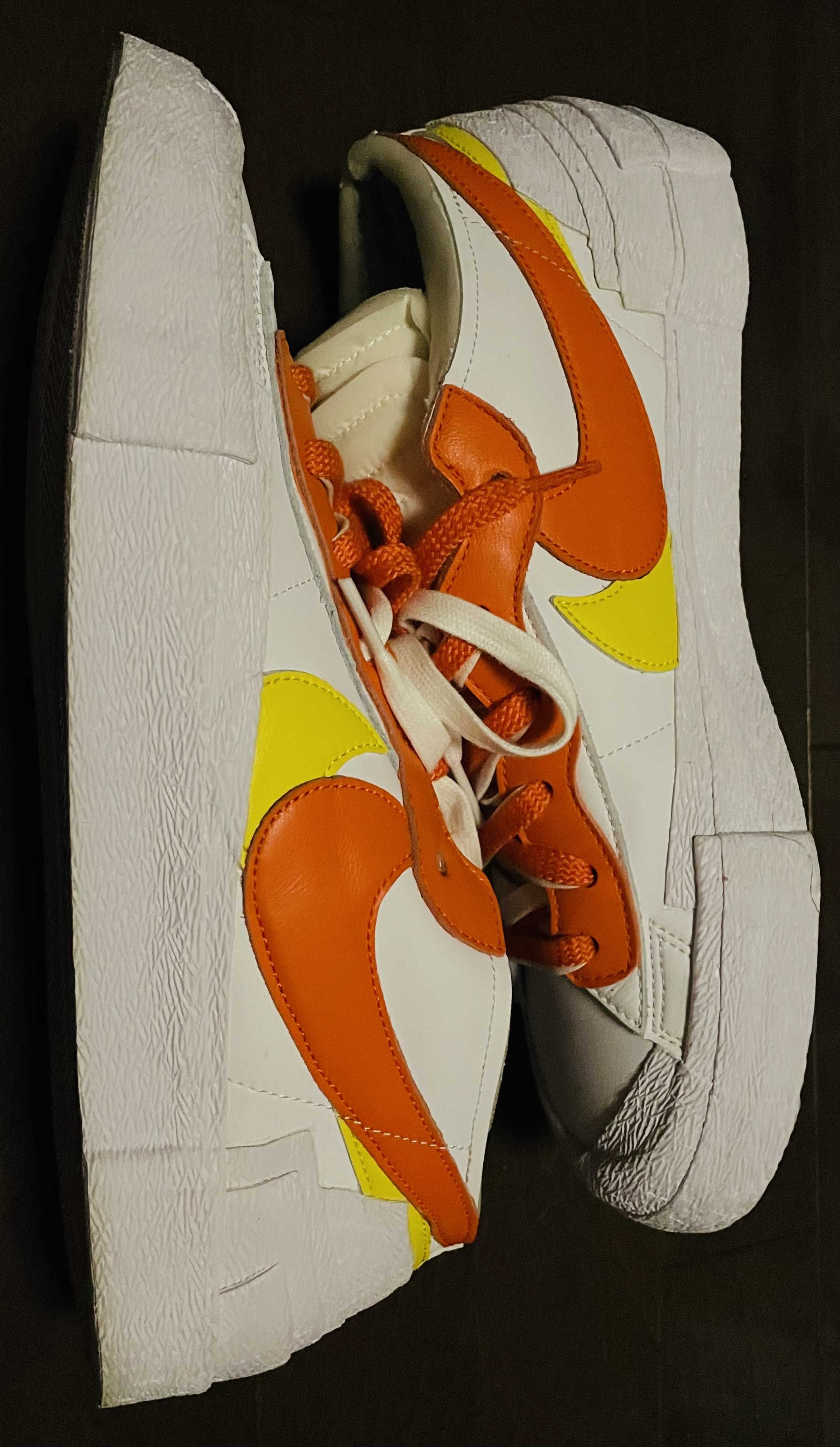 SACAI × NIKE BLAZER LOW "MAGMA ORANGE"