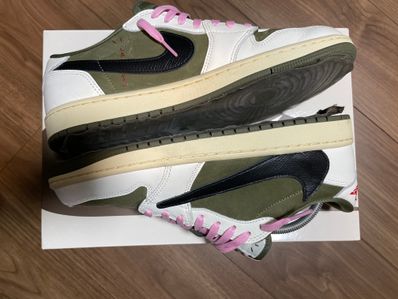 Travis Scott × Nike Air Jordan 1 Low OG SP "Reverse Olive"
