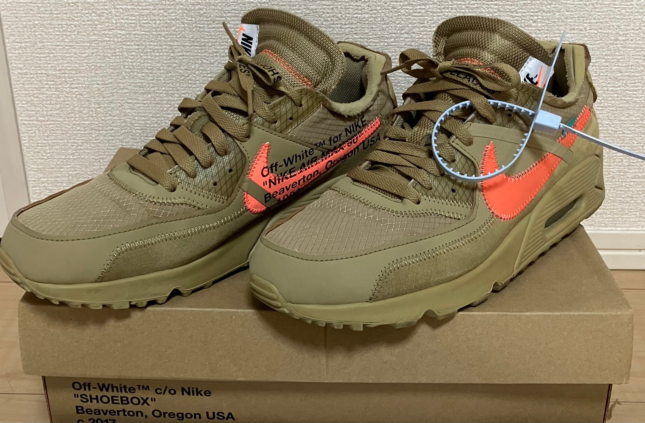 Off-White × Nike Air Max 90 "Desert Ore"